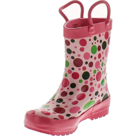 Pluie Pluie RB-CD Candy Dot ToddlerG boots 8 NEW - Picture 2 of 4